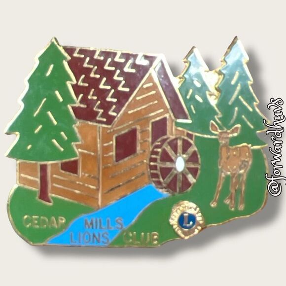 Bundle Sale 3 for $15 | Cedar Mills Lions Club Pin - Picture 3 of 9
